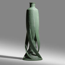 FRITZ ALBERT FOR TECO POTTERY, Exceptional vase, model 310 | toomeyco.com
