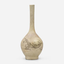 MARIA LONGWORTH NICHOLS STORER, Rare and Early vase with mice and egg | toomeyco.com