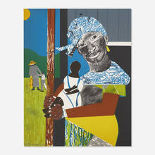 ROMARE BEARDEN, Come Sunday from 1776 USA 1976 Bicentennial Prints portfolio | toomeyco.com