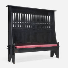 CHARLES ROHLFS, High-back hall bench for the 1901 Pan-American Exposition | Toomeyco.com