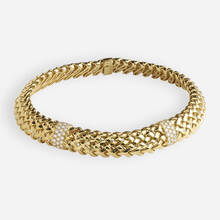 TIFFANY & CO., Diamond and gold ‘Vannerie’ necklace | toomeyco.com