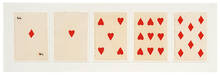 DONALD SULTAN, Untitled (Cards) (Hearts and Diamonds) | toomeyco.com