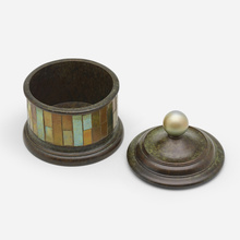 TIFFANY STUDIOS, Mosaic humidor with cover | toomeyco.com