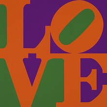ROBERT INDIANA, Garden of Love Suite, set of six | toomeyco.com