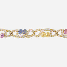 TIFFANY & CO., Multicolored sapphire and diamond bracelet | toomeyco.com
