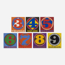ROBERT INDIANA, Polygons (portfolio of seven works) | toomeyco.com