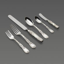 CHARLES GROSJEAN FOR TIFFANY & CO., Chrysanthemum flatware service | toomeyco.com
