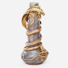 EDUARD STELLMACHER FOR RIESSNER, STELLMACHER & KESSEL, Large Amphora Vase With Dragon | Toomeyco.com