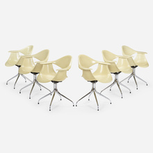 GEORGE NELSON & ASSOCIATES, Swag Leg chairs model MAF, set of six | toomeyco.com