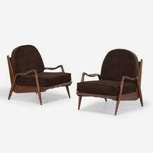 PHILLIP LLOYD POWELL, New Hope lounge chairs, pair | toomeyco.com