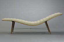 EDWARD WORMLEY, Listen-To-Me chaise, model #4873 | toomeyco.com