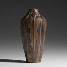 ARTUS VAN BRIGGLE, Rare vase with stylized irises | toomeyco.com
