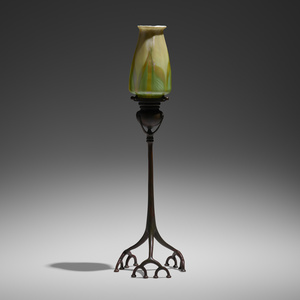 239: TIFFANY STUDIOS, Leaf and Vine vase < Early 20th Century 