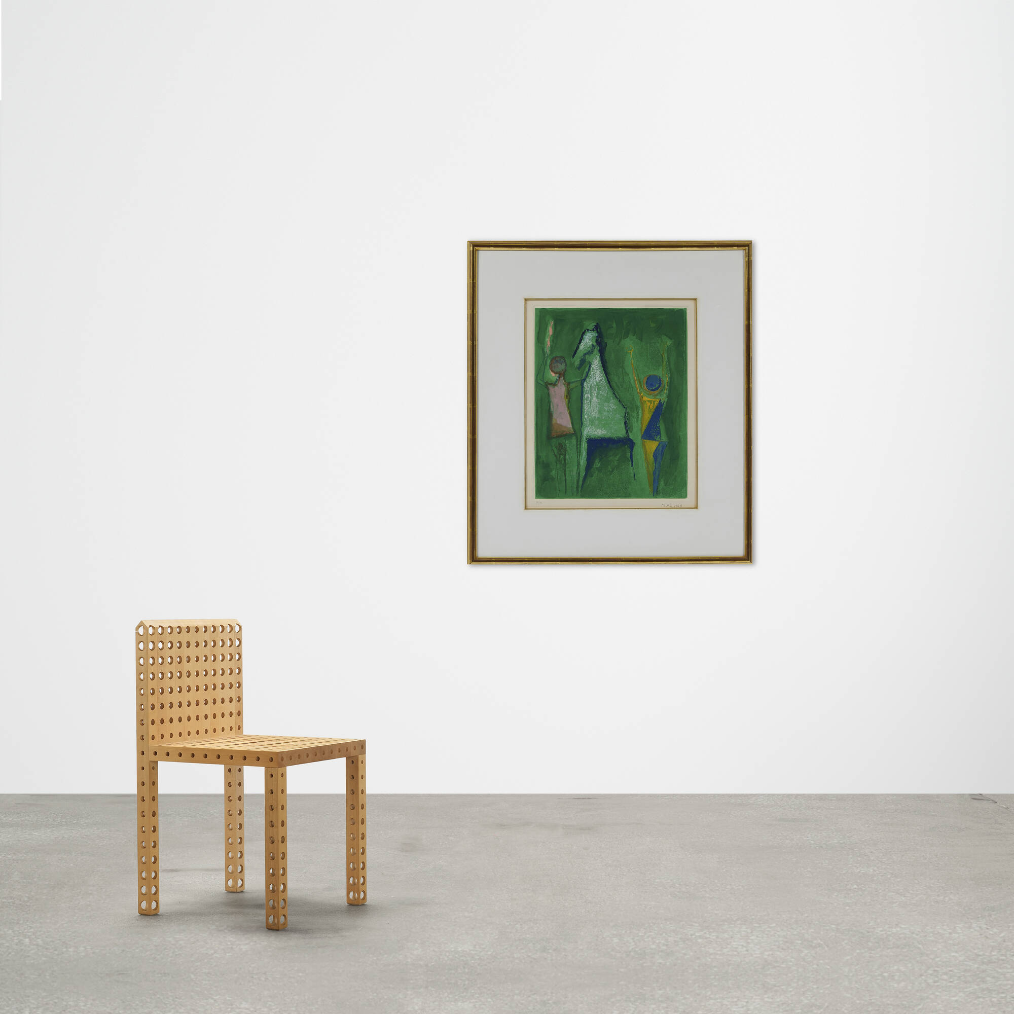 洋書 Marino Marini,etchings and lithographs Original Italian MCM Modernist Signed Abstract Lithograph