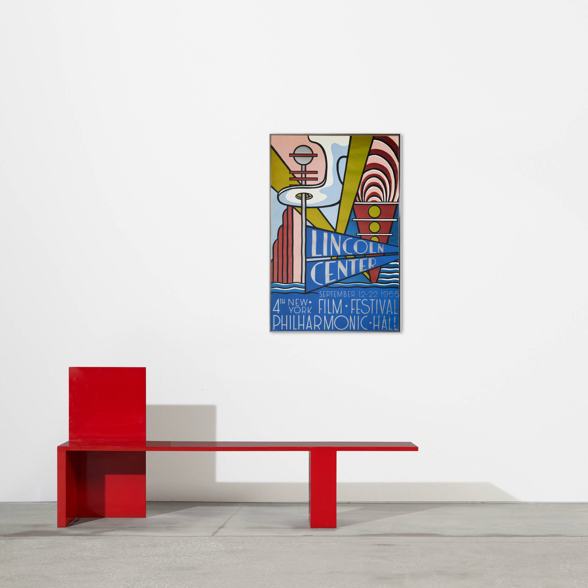 261: ROY LICHTENSTEIN, Lincoln Center Film Festival poster